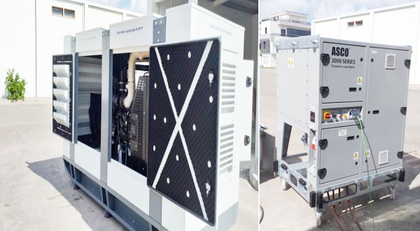 Testing of Generator  250-275 KVA by ASCO Load Bank Device 3000 Series