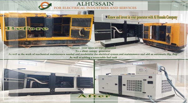 Renew and invest your generator with Al Hussain Company